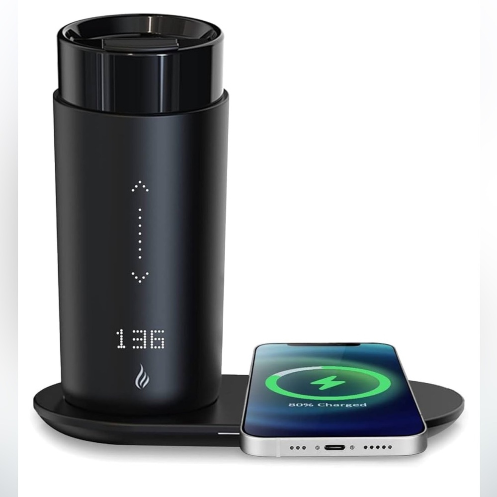 Temperature Control Heated Coffee Mug Smart Self Heating Travel Mug 12 Oz